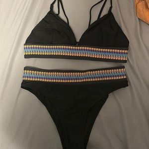 Black swimming suit